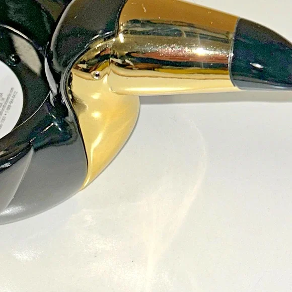 Bath & Body Works Large Candle Holder 3-Wick 14.5 oz GOLD & BLACK MODERN TOUCAN - Picture 6 of 10